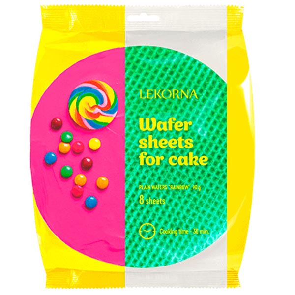Wafer Sheets Rainbow Veselka – 3.17 oz (90gr)
